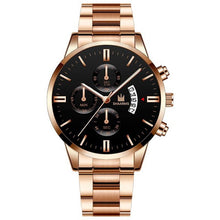 Load image into Gallery viewer, Fashion Business Watches Luxury Men&#39;S Stainless Steel Male Quartz Watch Man Wristwatch Military Sport Clock Relogio Masculino