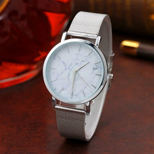 Load image into Gallery viewer, Fashion Watch Women Marble Surface Stainless Steel Band Quartz Movement Wrist Watch Casual relogio feminino femme t1.3c